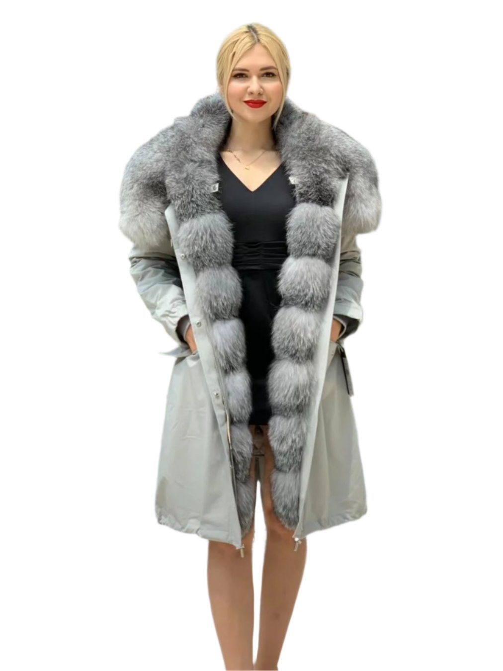 Fox Fully Fur Lined Hood Rabbit Insulated Parka Alaska® Outerwear Company