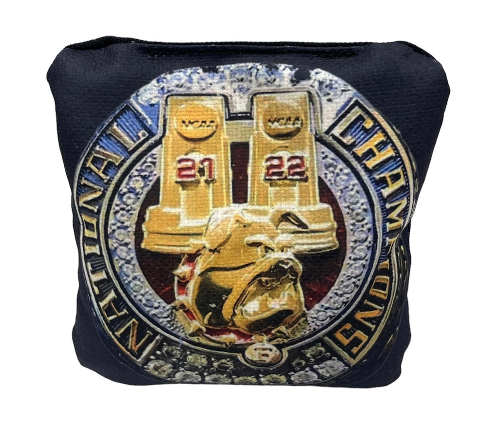 Ferris State Championship Trophy Boards & Bling Bags - free shipping! blastcornhole