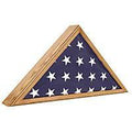 Veteran Oak Flag Case, Military flag display cases Appalachian hardwood The Military Gift Store