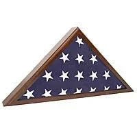 Flag Case for Veteran Funeral, 5' X 9.5' Flag Display Case for Veteran Funeral The Military Gift Store