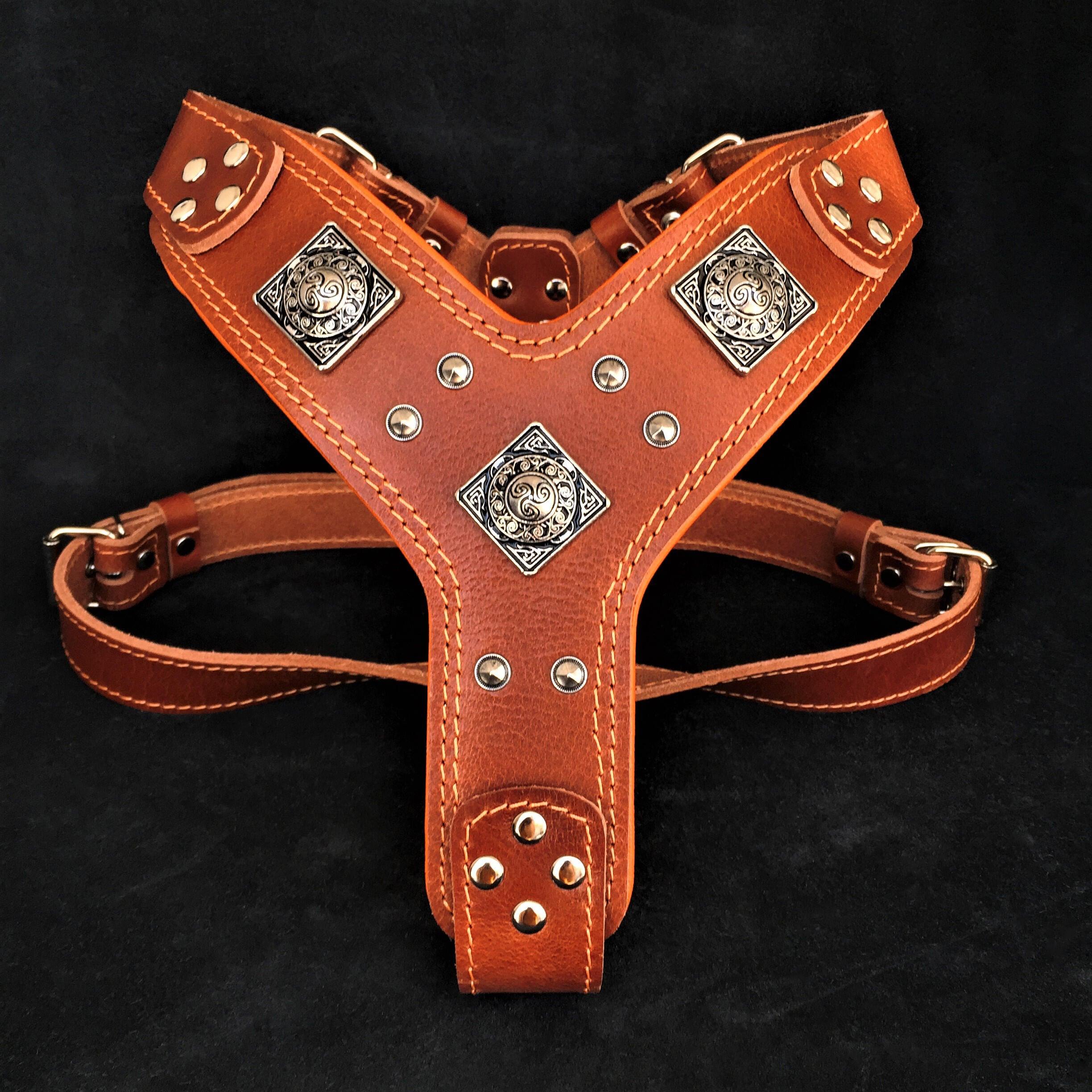 The "Eros" harness brown Bestia Dog Gear