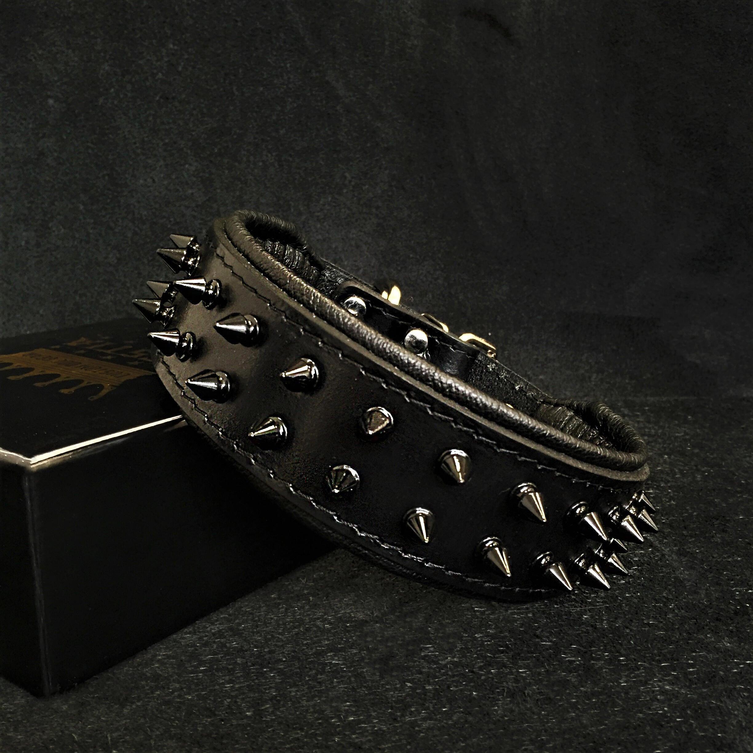 BLACK "Frenchie" collar - SJB-DIAMOND ELITES