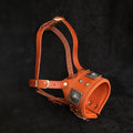The "Eros" muzzle brown Bestia Dog Gear