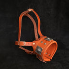 The "Eros" muzzle brown Bestia Dog Gear