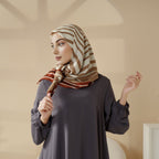 Imitation Cashmere Square Hijab (MH091)