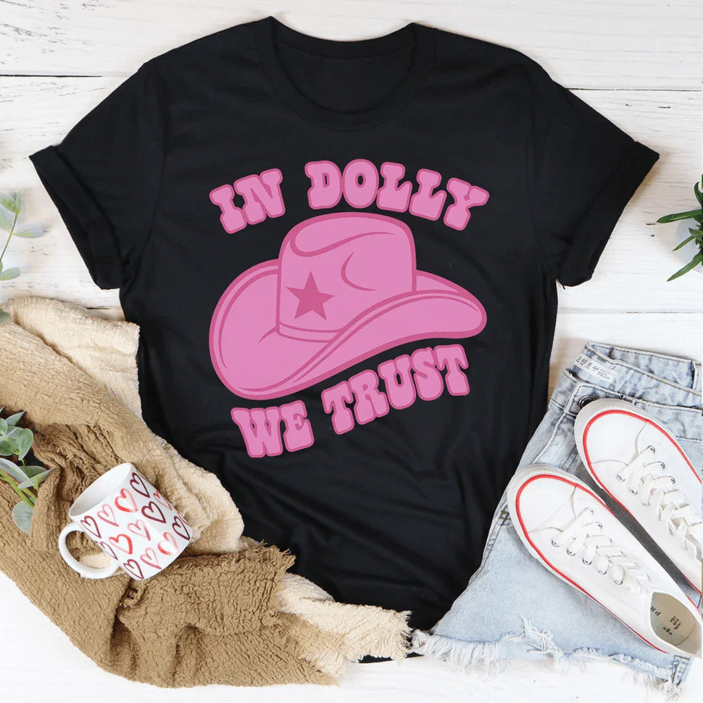 In Dolly We Trust Tee Peachy Sunday