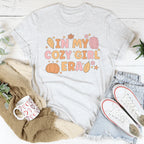 In My Cozy Girl Era Tee Peachy Sunday