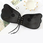 Incredible Strapless Invisible Bra Seamless Push Up Silicone Bras For Women Skin Black Lingerie Drawstring Bralette Stevvex