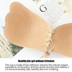 Incredible Strapless Invisible Bra Seamless Push Up Silicone Bras For Women Skin Black Lingerie Drawstring Bralette Stevvex