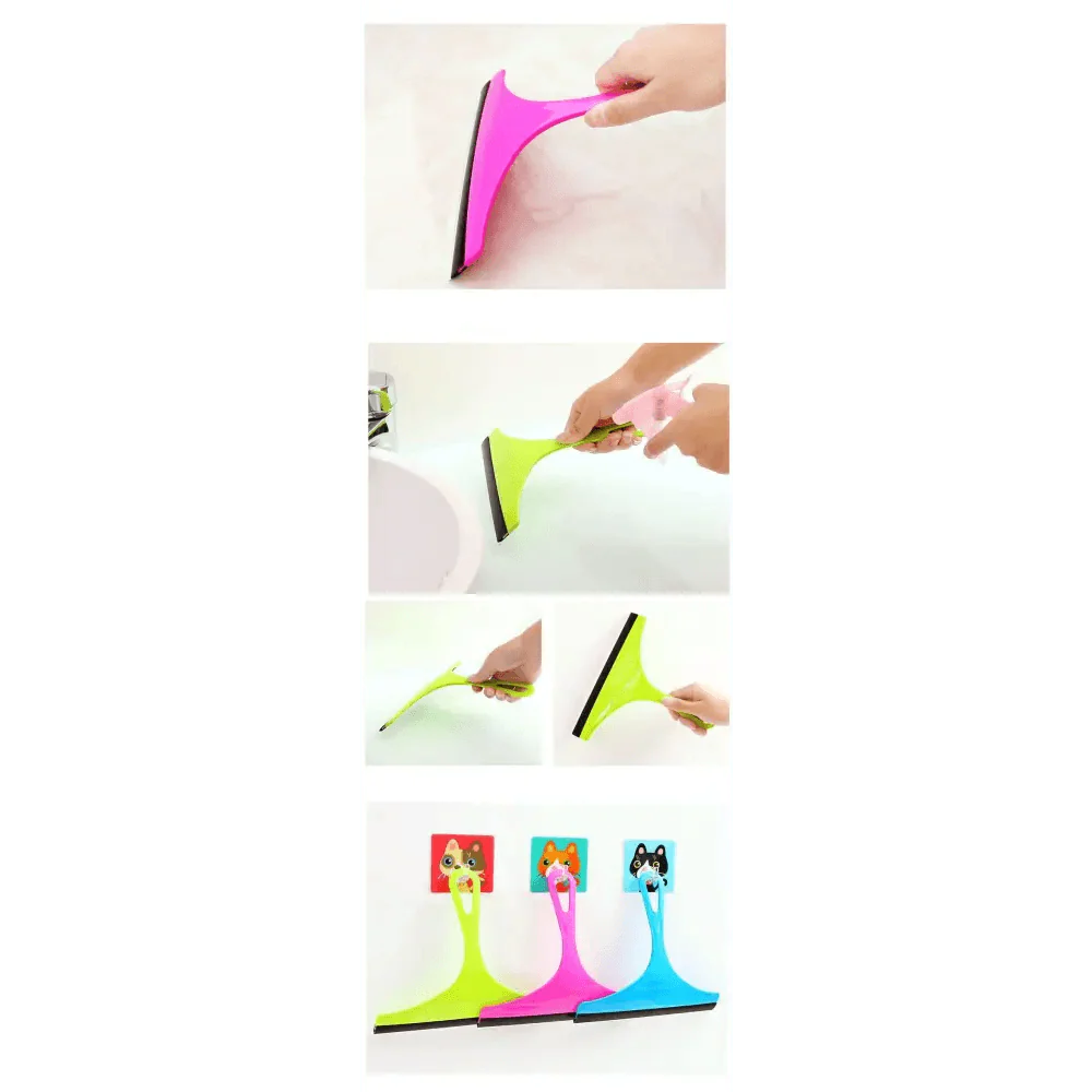 Incredible Window Glass Brush Wiper Airbrush Cleaner Washing Scraper for Home Bathroom Car Window Cleaning Tool Kitchen Accessories Stevvex