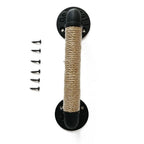 Industrial Style Furniture Handle Barn Sliding Wooden Door Handles Black Antique Vintage European Wrought Iron Rope Handle Drawer Pull Knob Antique Black Knobs Handles Hardware Stevvex
