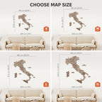 Wooden Map of Italy – Terra