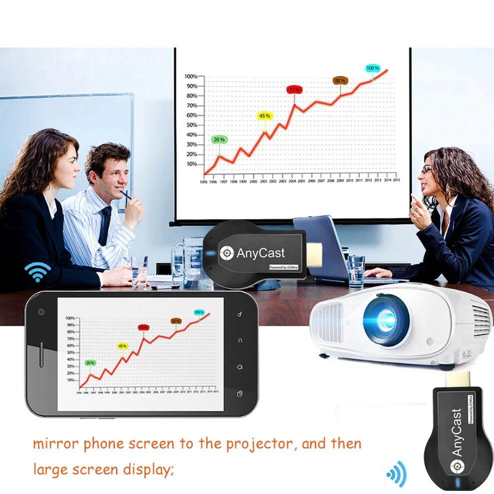 1080P M2 Plus HDMI TV Stick Wifi Display TV Dongle Receiver 1080P Mobile Screen Mirroring Receiver Dongle For Mobile Phone To TV Projector Stevvex