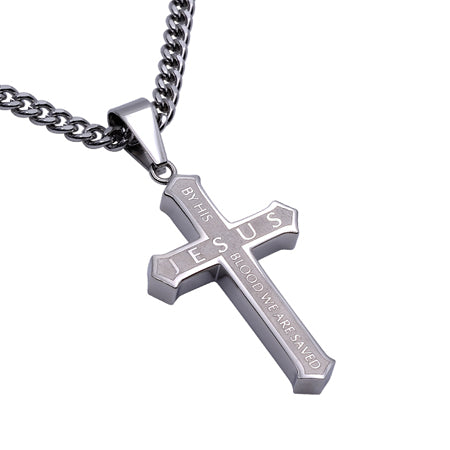 Inlay Cross Necklace KingdomWear