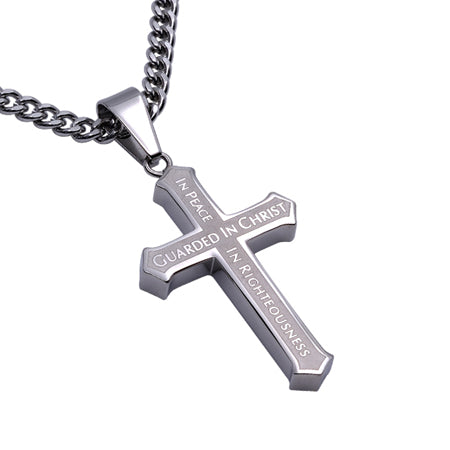 Inlay Cross Necklace KingdomWear