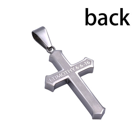 Inlay Cross Necklace KingdomWear