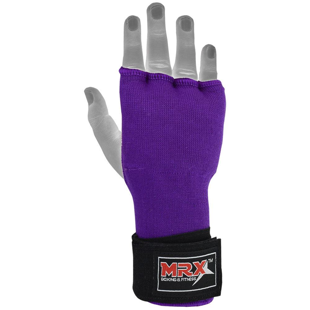MRX Inner Gloves With Wraps Gel Padding Purple - SJB-DIAMOND ELITES