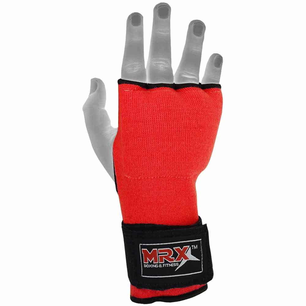 MRX Inner Gel Gloves With Wraps Red - SJB-DIAMOND ELITES