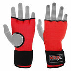 MRX Inner Gel Gloves With Wraps Red - SJB-DIAMOND ELITES