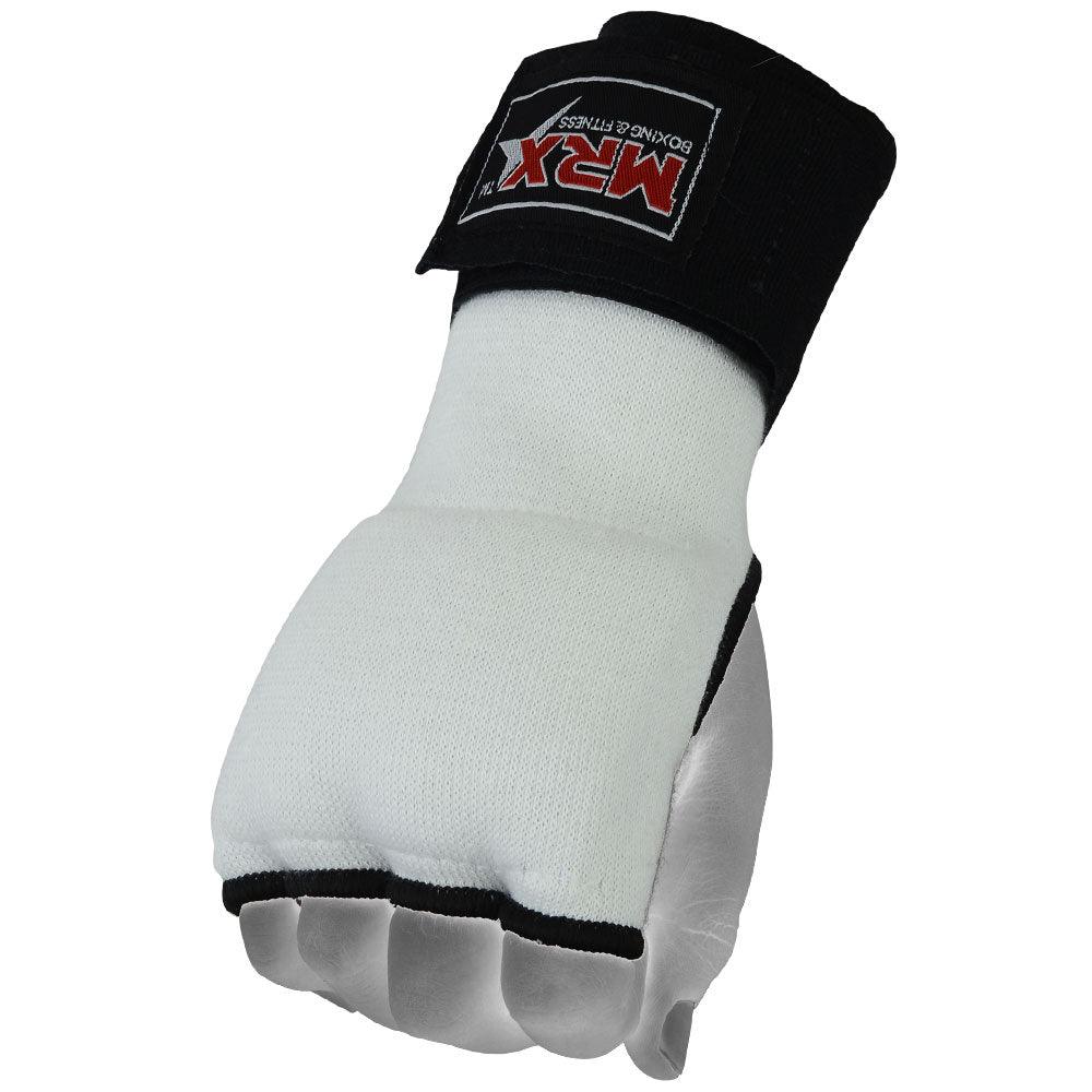 MRX Inner Gloves With Wraps Gel Padding White - SJB-DIAMOND ELITES