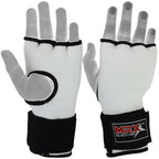 MRX Inner Gloves With Wraps Gel Padding White - SJB-DIAMOND ELITES