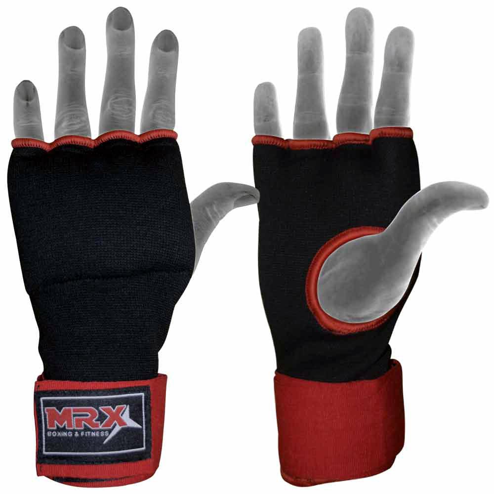 Boxing Inner Gloves Gel Pad With Wraps Black - SJB-DIAMOND ELITES