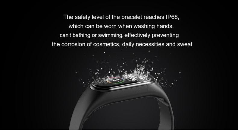 Inteligent Smart Watch Heart Rate Pressure Pedometer Sport Watches Bracelet Electric Sports Watch For Phones Health Smartwatch Heart Rate Monitor Sleep Monitor Waterproof Touch Screen Stevvex