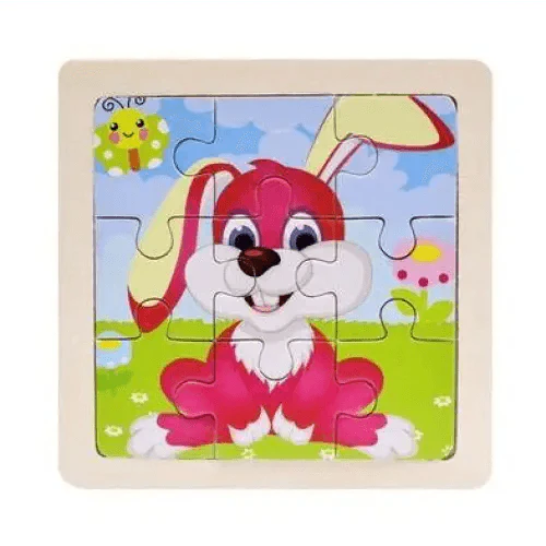 Intelligence Kids Toy Wooden 3D Puzzle Tangram for Children Baby Cartoon Animal , Traffic Puzzles Educational Learning Toys - SJB-DIAMOND ELITES