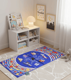 Interactive Kids Prayer Mat | Islamic Illustrated Prayer Mat For Muslim Kids (MR084)