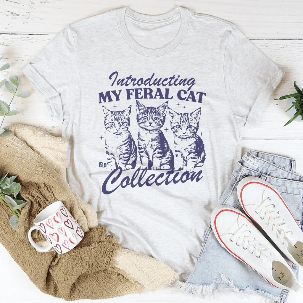 Introducting My Feral Cat Collection Tee Peachy Sunday
