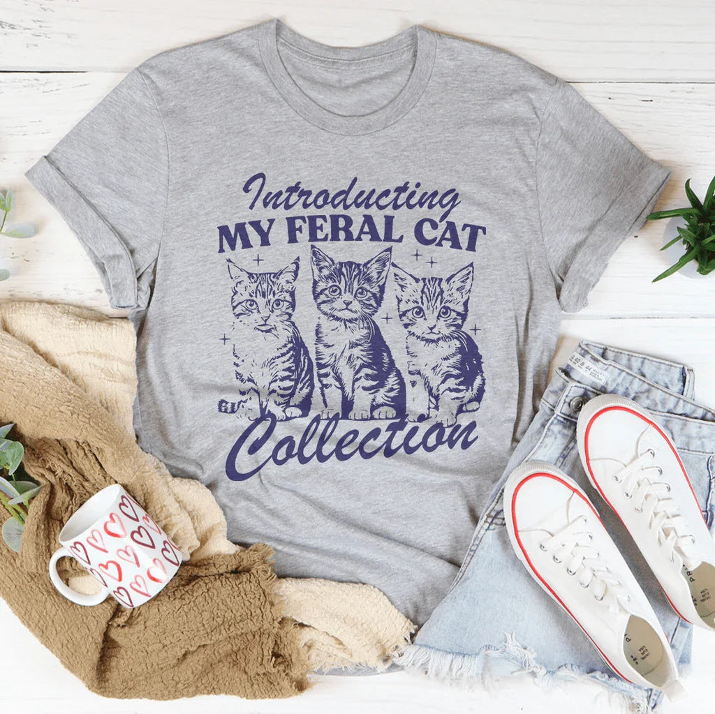Introducting My Feral Cat Collection Tee Peachy Sunday