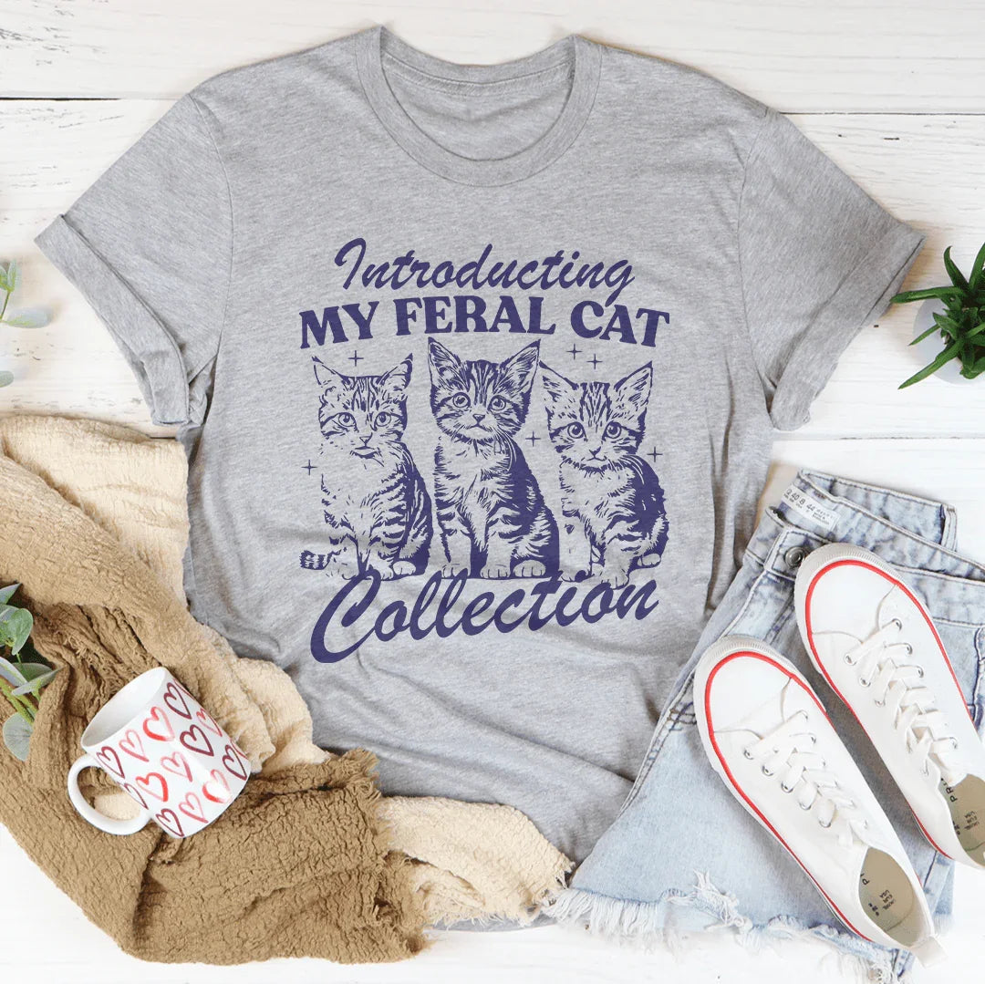 Introducting My Feral Cat Collection Tee Peachy Sunday