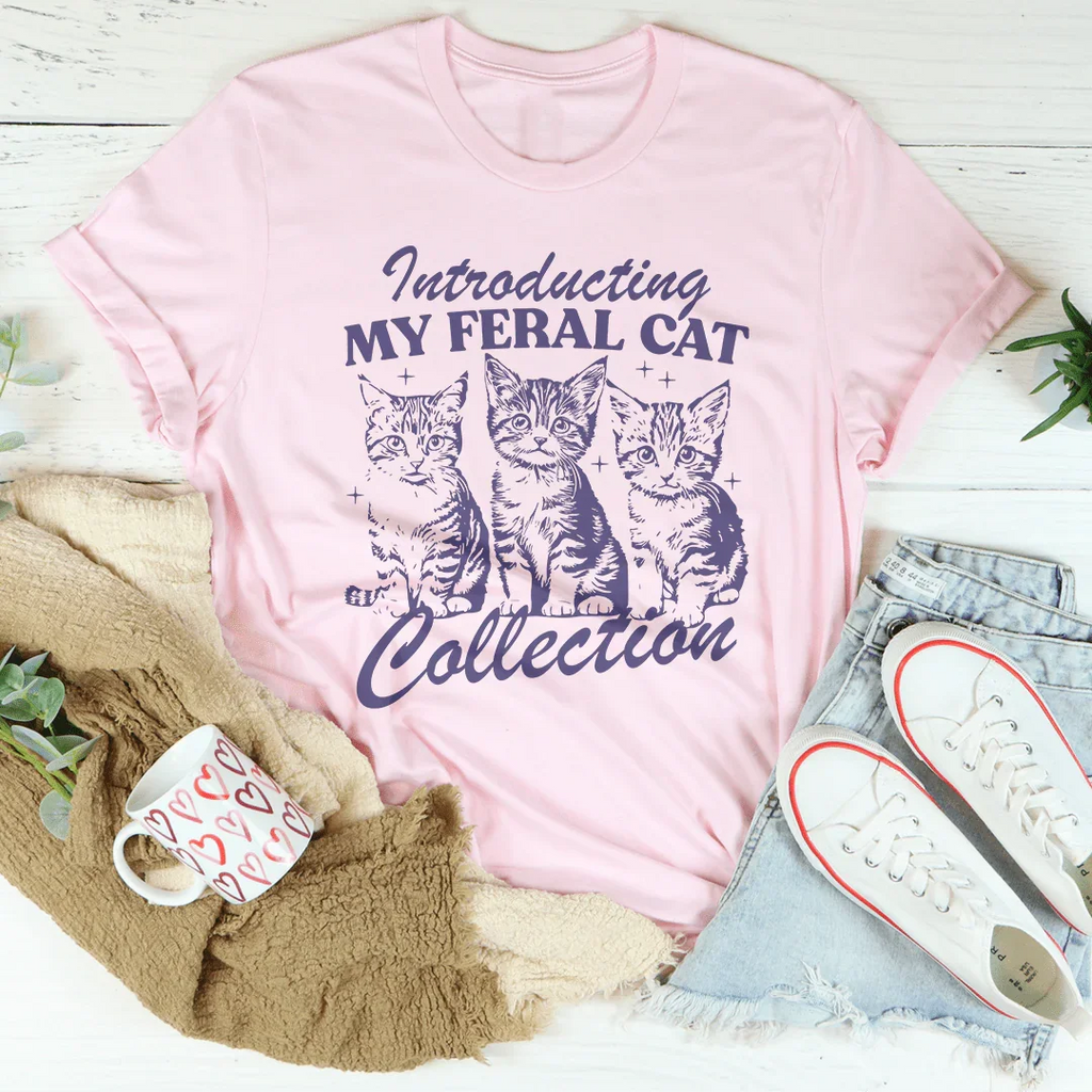 Introducting My Feral Cat Collection Tee Peachy Sunday