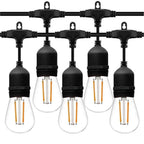 IP65 LED String Lights Retro Edison Filament Bulb Bright Daylight White Antique LED Filament Bulbs For Party Outdoor Garden Holiday Wedding Light String Stevvex