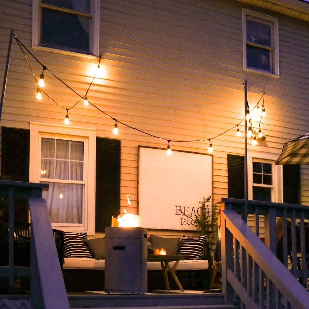 IP65 LED String Lights Retro Edison Filament Bulb Bright Daylight White Antique LED Filament Bulbs For Party Outdoor Garden Holiday Wedding Light String Stevvex