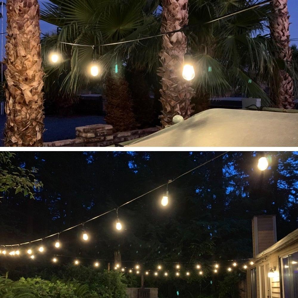 IP65 LED String Lights Retro Edison Filament Bulb Bright Daylight White Antique LED Filament Bulbs For Party Outdoor Garden Holiday Wedding Light String Stevvex