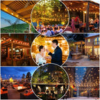 IP65 LED String Lights Retro Edison Filament Bulb Bright Daylight White Antique LED Filament Bulbs For Party Outdoor Garden Holiday Wedding Light String Stevvex