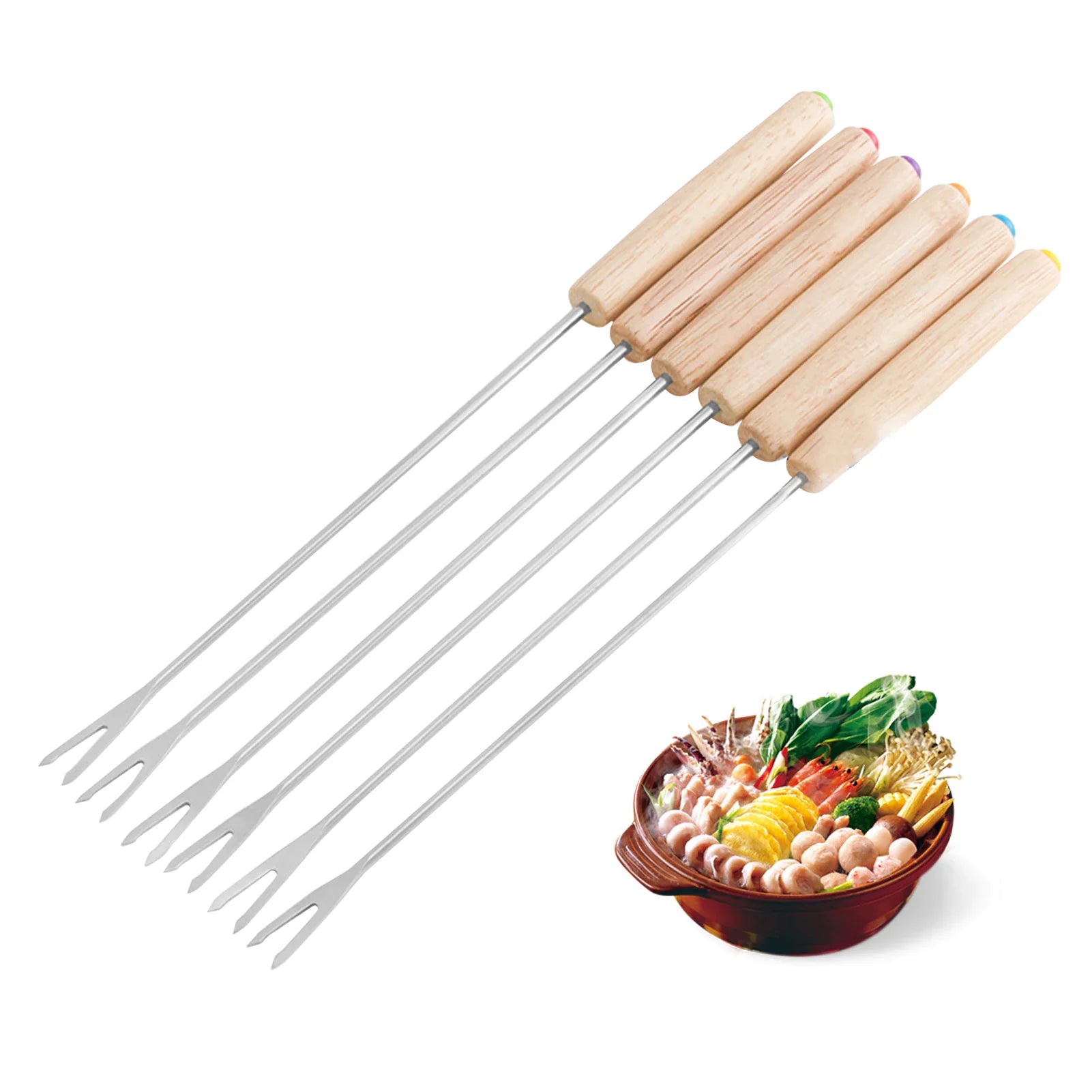 Stainless Steel Fondue Forks