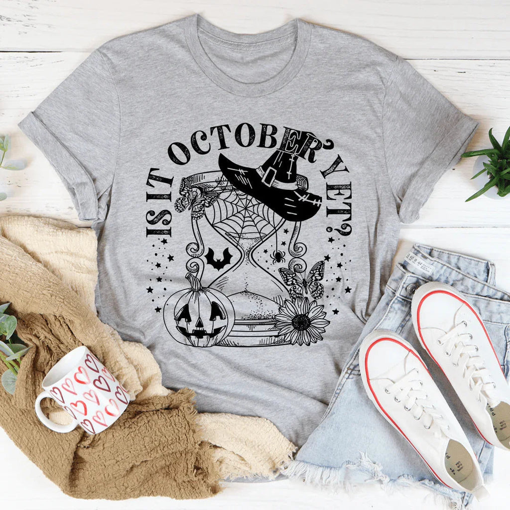 Is It October Yet Pumpkin Tee Peachy Sunday