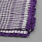 Islamic Men Traditional Costumes Men Plaid Hat Head Scarf Turban Muslim Hijabs Ramadan Pray Caps Unisex Scarves Tassel Desert Arab Keffiyeh Shawl Scarf Military Shemagh Tactical Desert Keffiyeh Head Neck Scarf Arab Wrap with Tassel