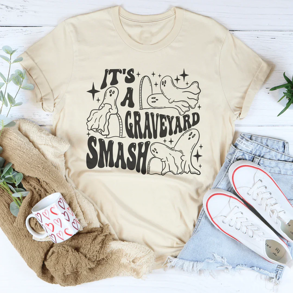 It's A Graveyard Smash Tee Peachy Sunday