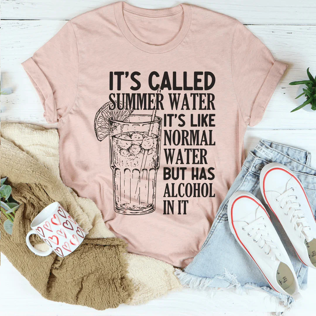 It's Called Summer Water Tee Peachy Sunday