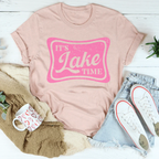 It's Lake Time Tee Peachy Sunday