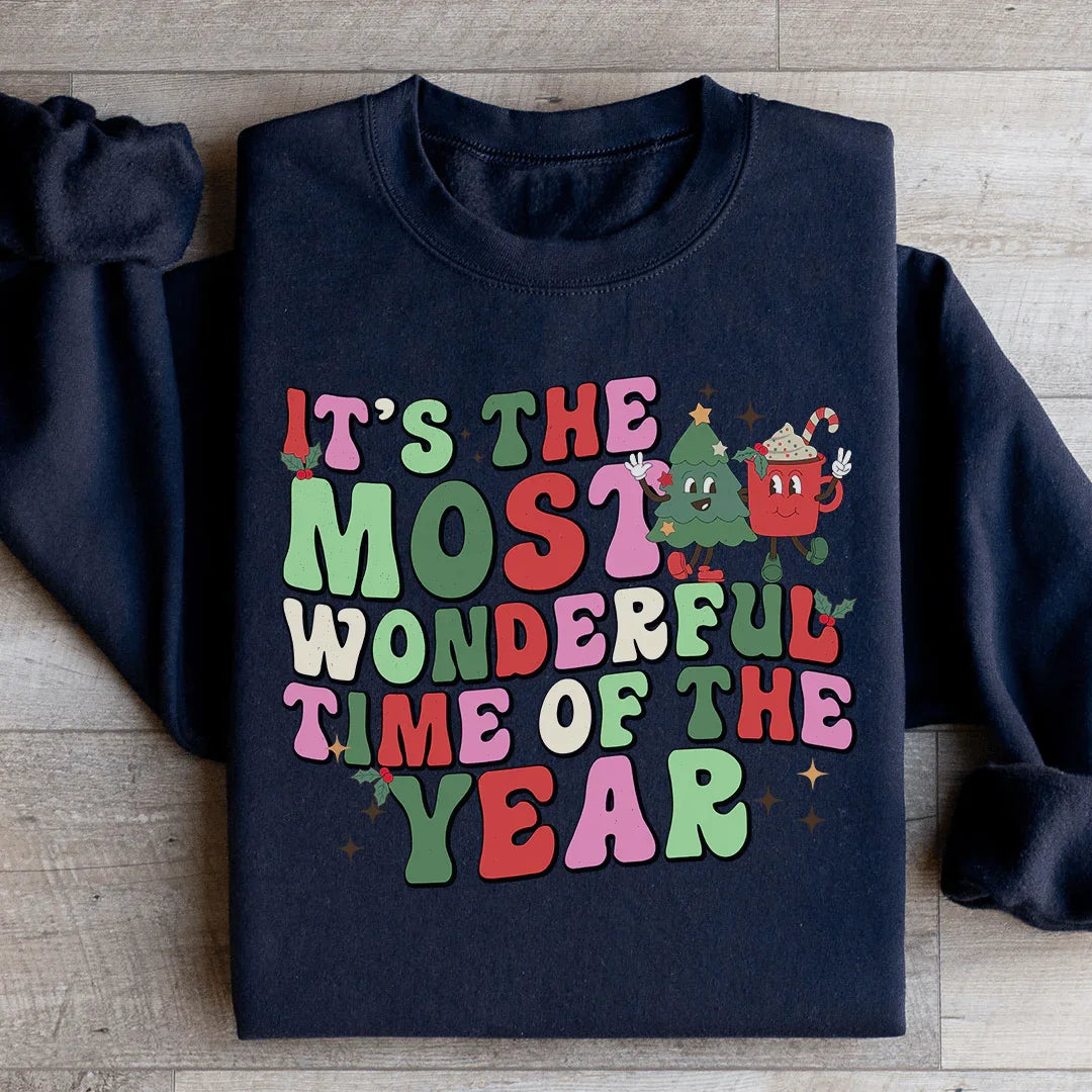 It's The Most Wonderful Time Of The Year Retro Sweatshirt Peachy Sunday