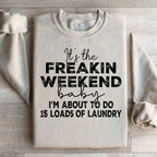 It's The Weekend Baby Sweatshirt Peachy Sunday