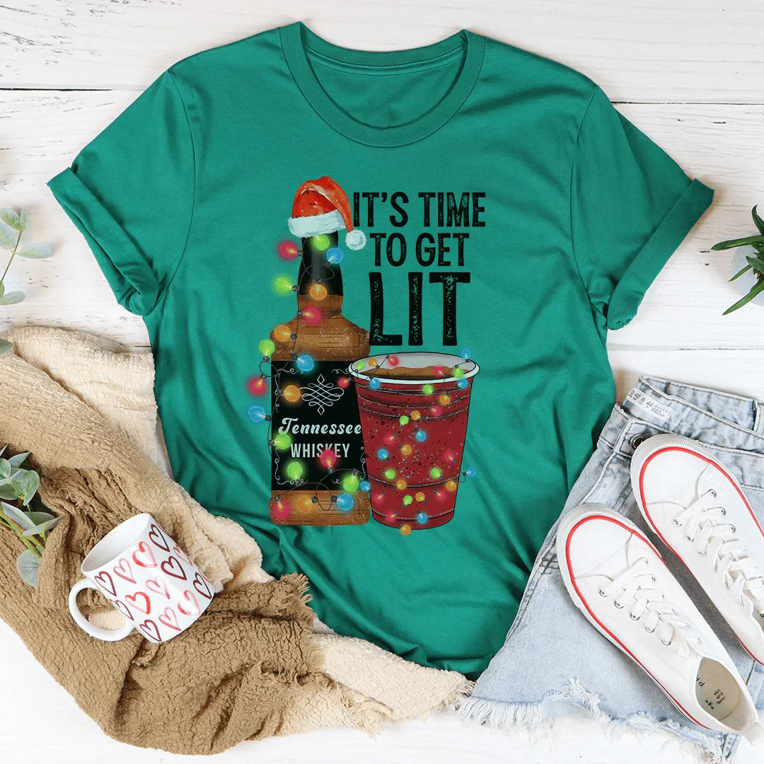 It's Time To Get Lit Tee