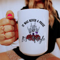 It Was Never A Phase Emo Ceramic Mug 15 oz Peachy Sunday