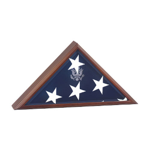 Flag case for 22 inch x 16 inch Folded Flag from a military funeral The Military Gift Store
