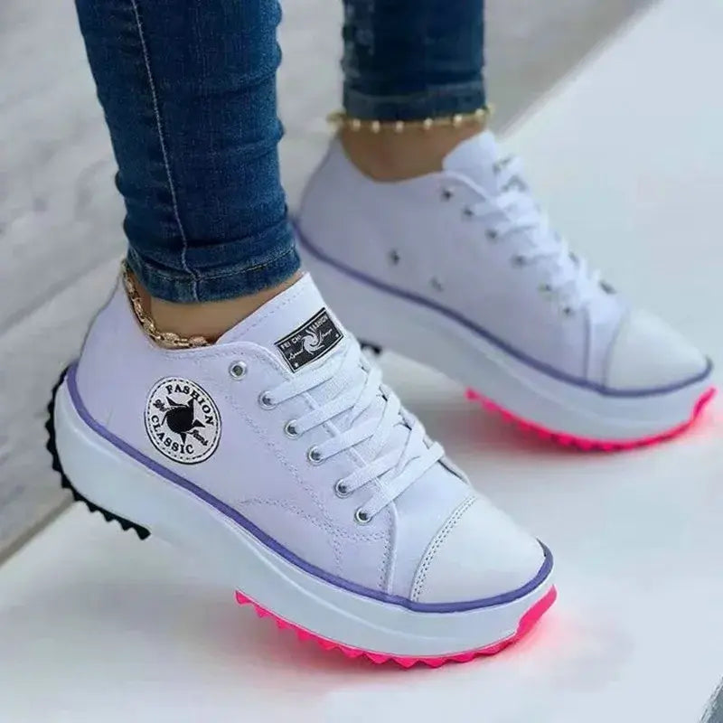 Canvas Comfort Sneakers Pi-Mart