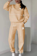 Hoodless Pullover Sweatshirt Sets Pi-Mart